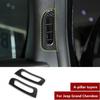 2x A-Pillar Air Vent Decor Cover Trim for Jeep Grand Cherokee 11-20 Carbon Fiber