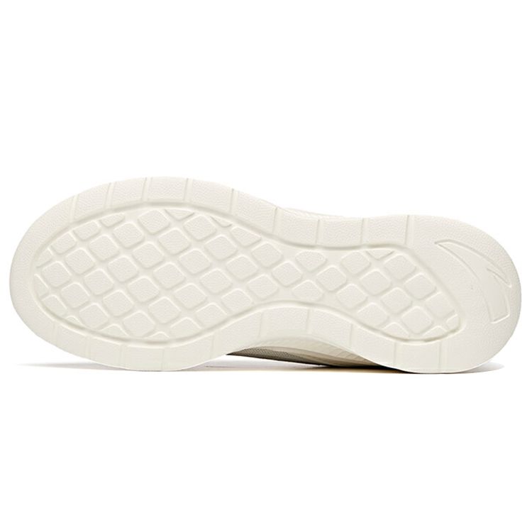 Anta Comfortable Trendy Shock Absorbing Non-Slip Durable Low-Top Running Shoes Women sneaker White Gray 122115577-2