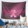 Oki Doki Vibrant Pink StagePerformance Tapestry  HighQuality Print Wall Hanging for Living Room Bedroom Office