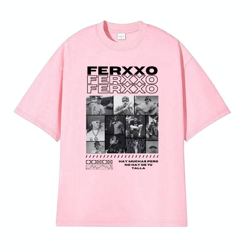 Rapper Feid Ferxxo Concerto Grafica Cover Maglietta Uomo Donna Hip Hop Retro Alta Qualità Maglietta Casual Cotone Girocollo Magliette Top
