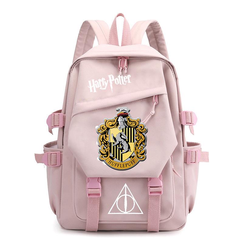 Mochila Bolso Escolar Mochila Casual para Estudiantes Hombres Mujeres Estilo Hogwarts Gran Capacidad Mochila de Viaje
