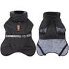 Autumn and Winter Dog Clothes Thickened Warm Big Dog Coat Reflective Medium Large Dog Cotton Jacket Pet Clothes