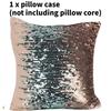 Case Dual Pillow Color Flip Sequin Cushion Cover Home Living Room Gift Decor