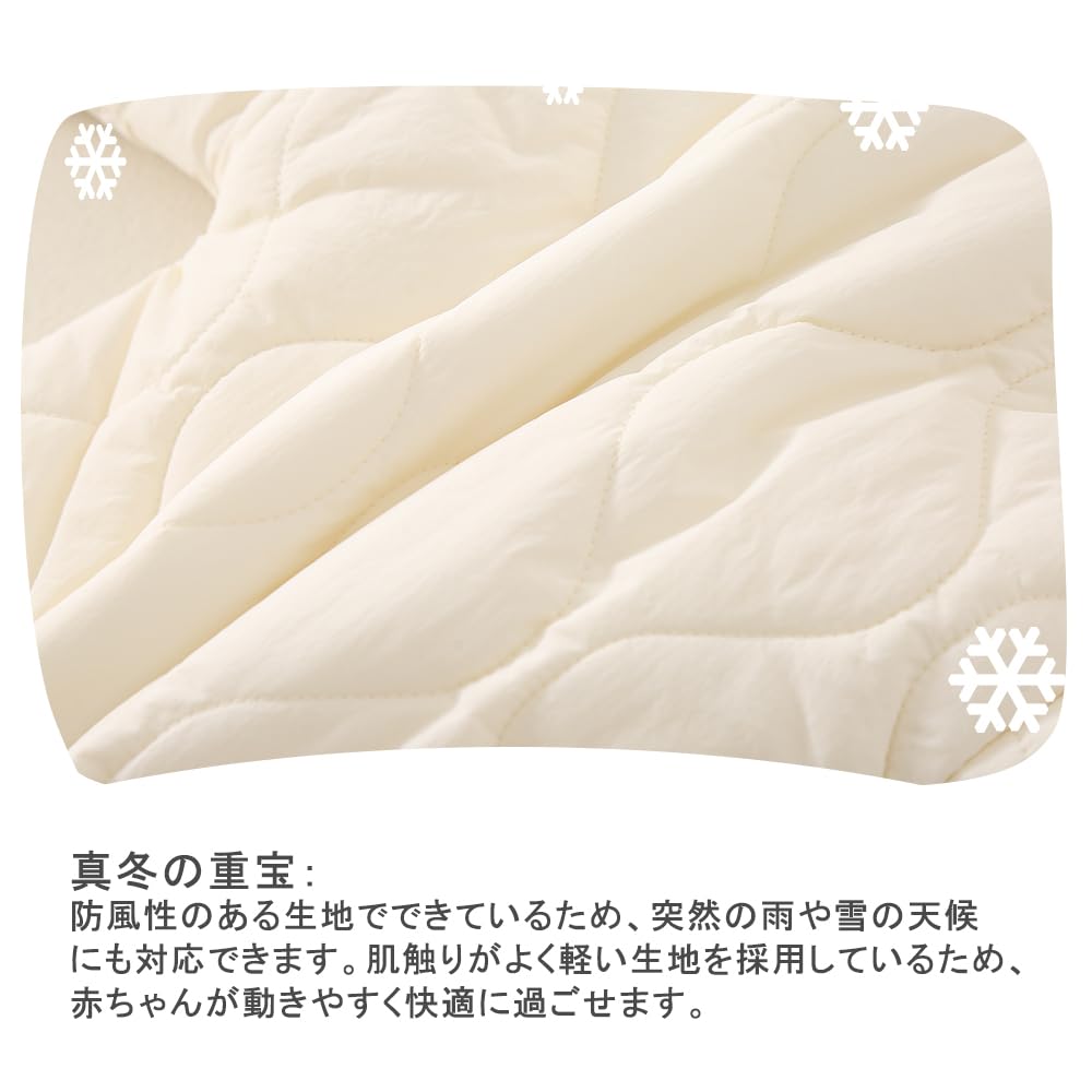 Nido de bebé Ropa de bebé Mono Peto Oso Manga Larga Pelele Abrigo Calidez Invierno Niños Niñas Beige Talla 73 Meses 6-9