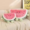 Cartoon Watermelon Throw Pillow Plush Toy Doll Watermelon Doll Girl Accompany Soothing Doll Birthday Gift