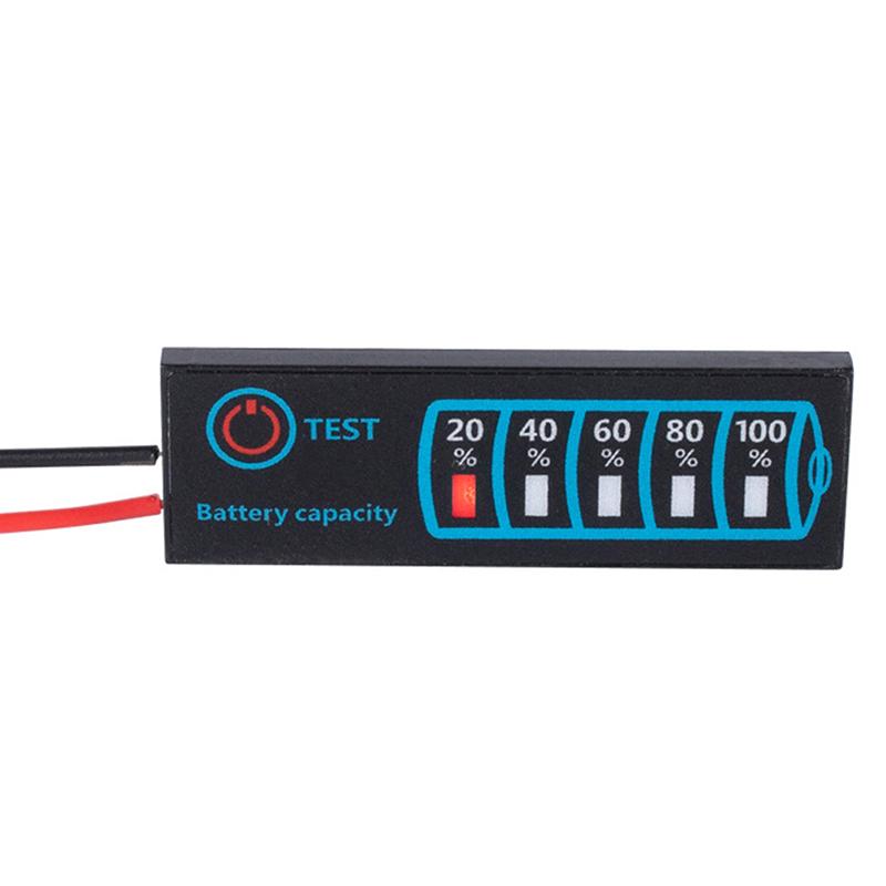12V24V Lead Acid Battery Level Indicator Tester Lcd Display Meter Module Capacity Voltage Meter