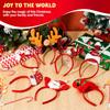 Joyfy 8 STUKS Kerst Hoofdbanden Hoed Toppers Kostuum Accessoires voor Kinderen Kerstfeesten Kerst Feest Traktaties