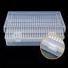 Boîte de 50 capsules pour pièces de 41 mm avec coussinets intérieurs, étui de protection en plastique