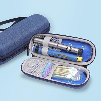 Tragbar Thermisch Isoliert ohne Gel Pillenbehälter Medizinischer Kühler Insulin Kühlbeutel Reisekoffer Diabetiker Tasche