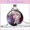 Stray Kids Inspired Geometric Pendant Necklace With Timeless Gemstone Design For Fans