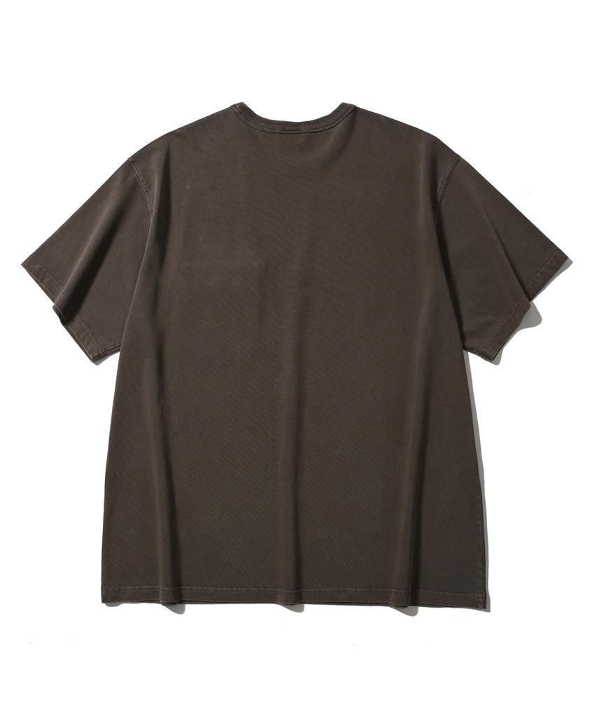 Haebeuopeudyuti Dyed Pocket Half Sleeve Tee (Mocha)