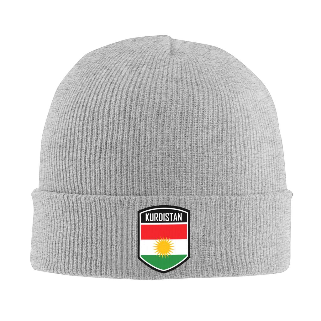 Kurdistan Map Flag Skullies Beanies Caps Cool Winter Warm Women Unisex Knitting Hat Unisex Adult  Bonnet Hat