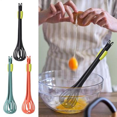 Handmixer Schneebesen Easy Whisk 2 in 1 Mixer Küchenzange Manuell Multifunktional Küchenwerkzeuge Lebensmittelklemme Handmixer Eierschläger für
