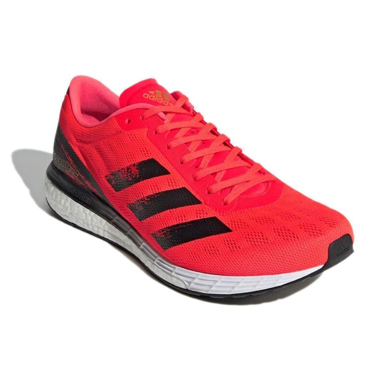 adidas Scarpe da Corsa Adizero Boston 9 Uomo Basse Rosse/Nere GY5174