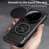 KEYSION Magnetic Phone Case for Xiaomi 17 Ultra 5G Slide Camera Lens Protection Upright Kickstand 360 Ring Shockproof Back Cover
