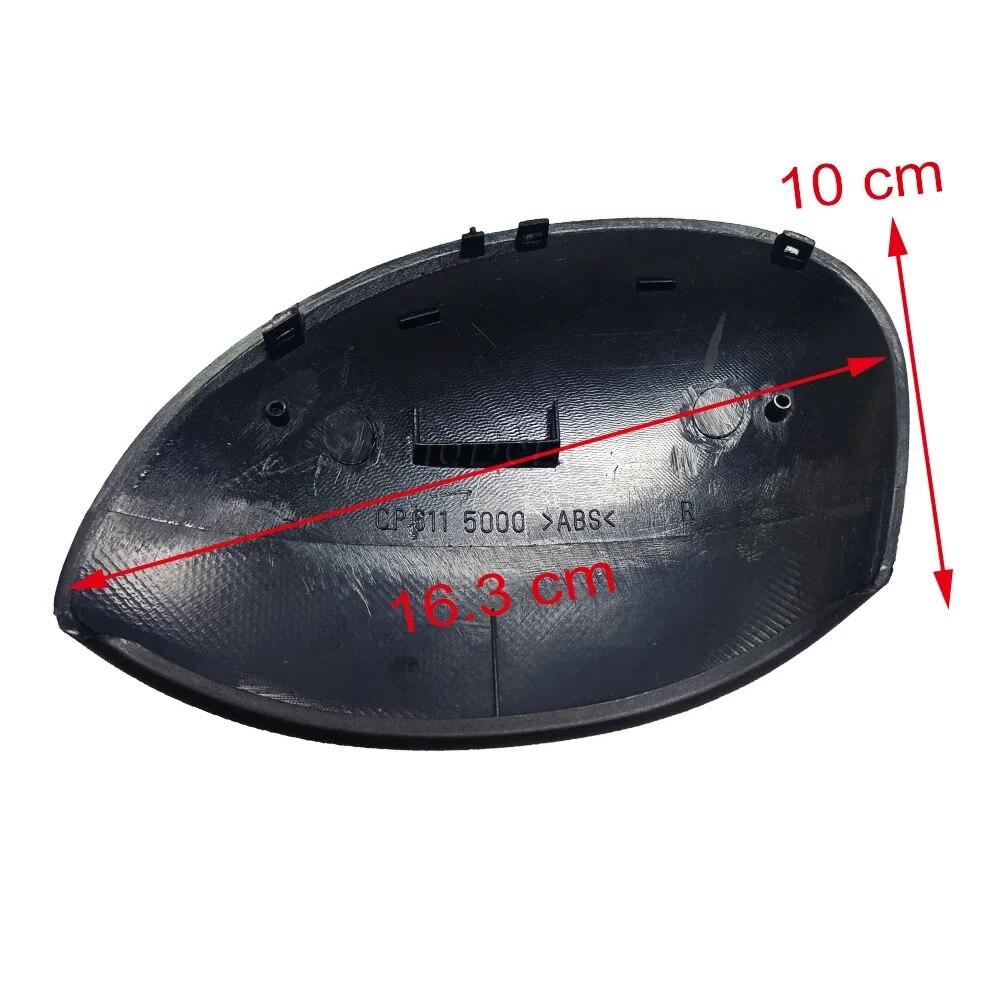 1 Pc Left/Right Mirror Cover Rearview Mirror Cover Side Mirror Shell Cap for Peugeot C2 207 206 Car Accessories
