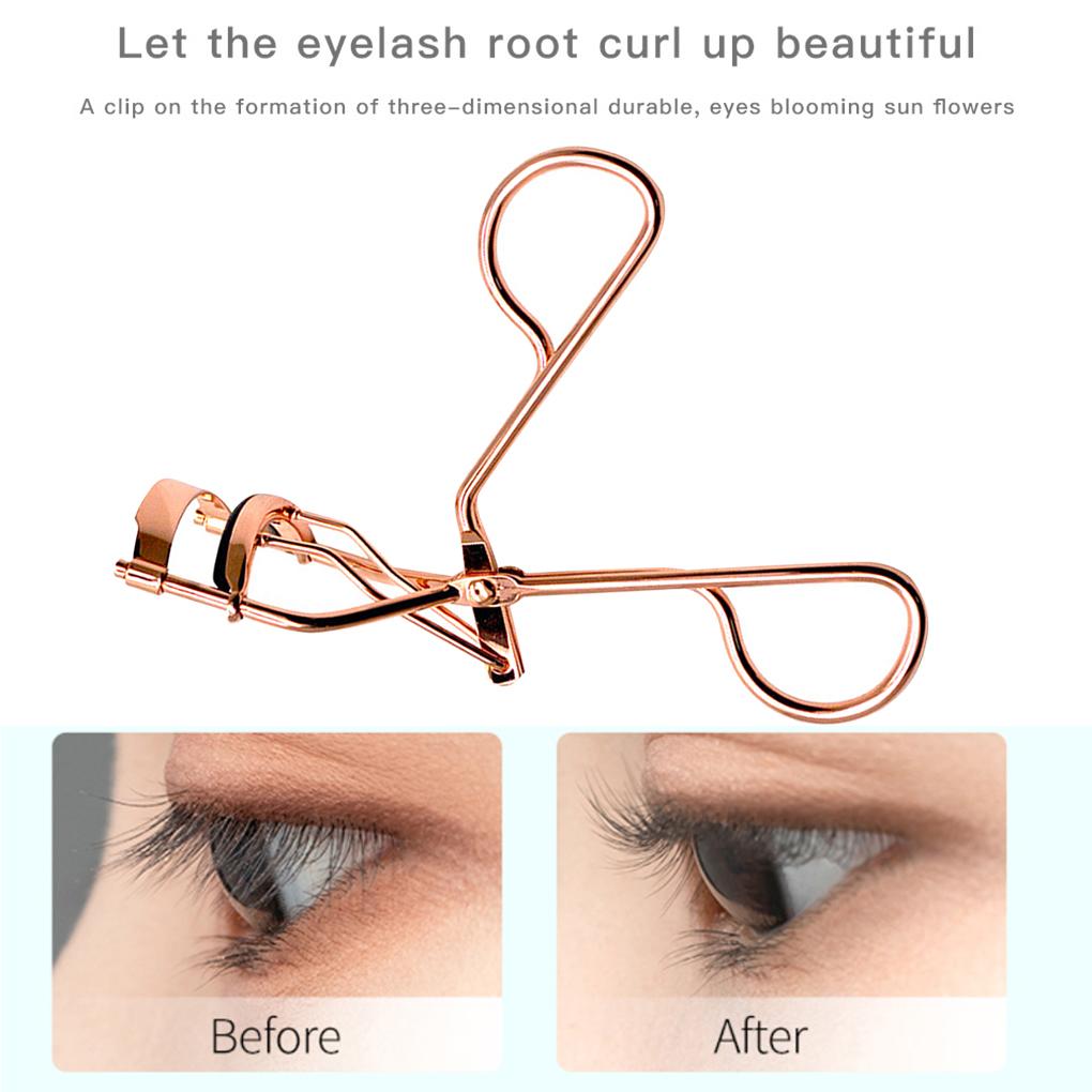 2PCS Eyelash Curler Eyelash Curling Tool Portable Cosmetic Makeup Curler
