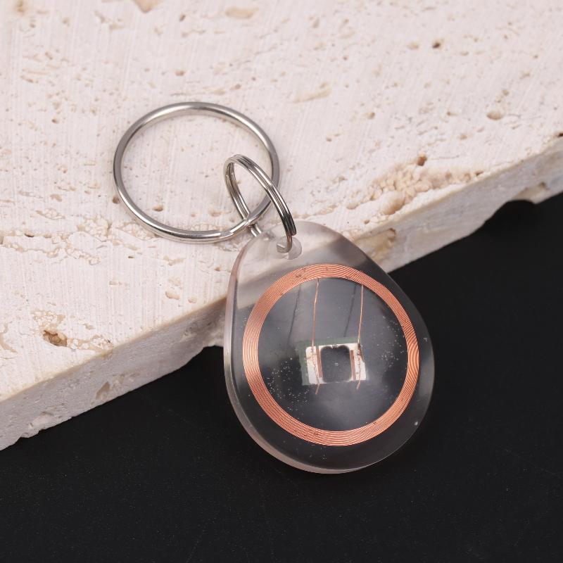 Cuid Keychain Token Rewritable Smart Keys Nfc Tag Copy Fobs 13.56Mhz Access Control Writable Card Cuid Changeable Wet Inlay