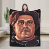 Drachenlord Meme Poster Rainer Winkler Flannel Blankets Winter  Soft Bedding Throws Bedroom Print Bedspread Sofa Bed Cover