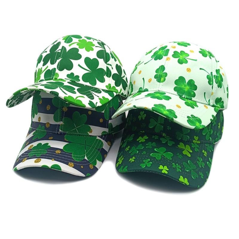 Breathable Comfortable Hat Adult Party Hat for Saint Patricks Day Event High Quality Digital Art Soft Fabric