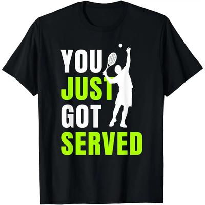 T-shirt Citation Drôle Joueur de Tennis Sportif Homme Femme T-shirt Joueur de Tennis Vintage Streetwear Manches Courtes Cadeaux d'Anniversaire
