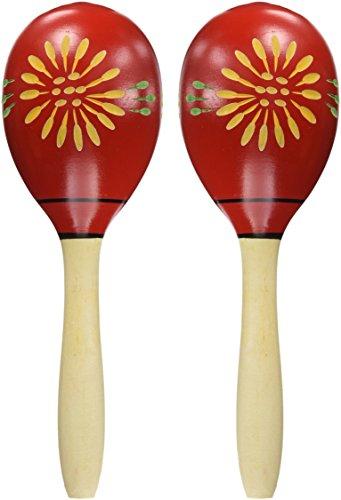 Zen-On Maracas, Egg-Shaped, Red, ZMR-5/RED