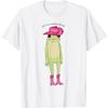 Youre A Cowboy Like Me Funny Frog Pink Cowboy Hat Cowgirl T-Shirt