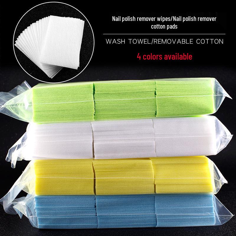

Nail Polish Remover Wipes - Lint-Free, Thickened Cotton Pads