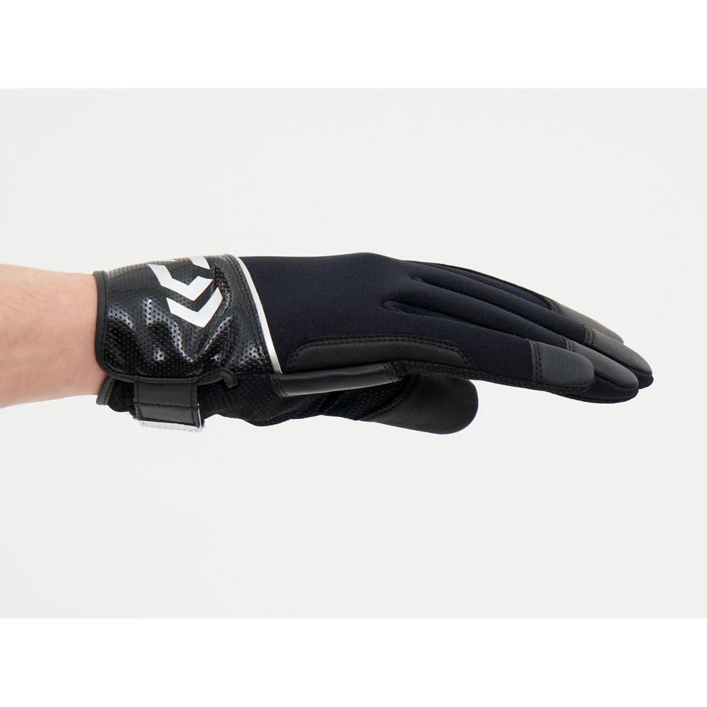 Daiwa Offshore Cold Weather Gloves Black Silver M Fishing DG-7223W