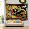 Dragon Phoenix Tapestry Chinese Oriental Asian Mythology Animal Tapestries Chinese Mythology Legend Art Tapestry Wall Hanging