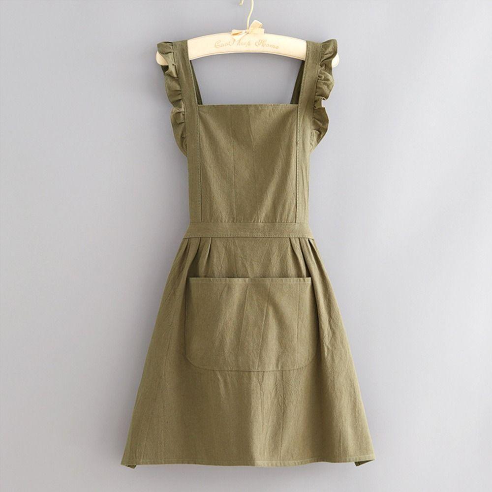 Waterproof Kitchen Apron Wear-resistant Barista Apron New Cooking Aprons  Household