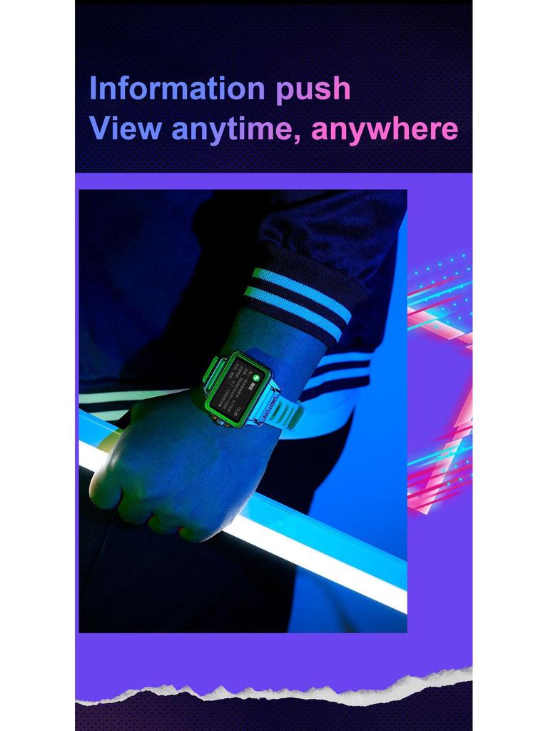 S666 Smartwatch: Sports Pedometer, Dynamic Heart Rate, All-Day Monitoring, Game Alerts