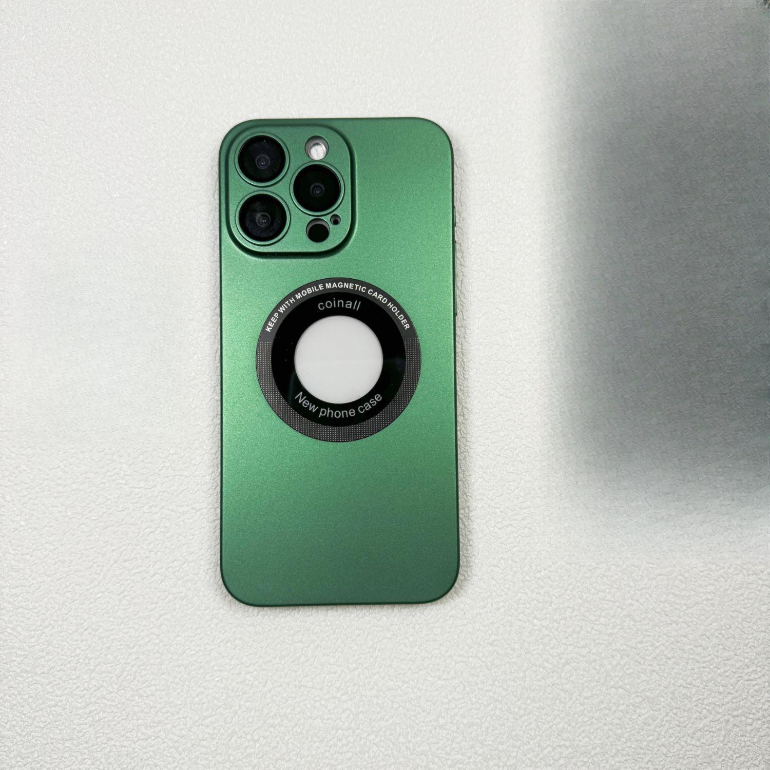 

Применимо к iPhone15ProMax Полностью закрывающий ПК Чехол для телефона с магнитной адсорбцией и защитой от отпечатков пальцев Apple 14 Пленка для стеклянного объектива 13 Жесткий чехол Apple 12