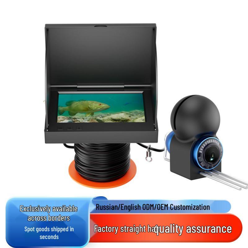 Underwater Visual Fish Finder Camera and Detector 4.3-inch Russian, 15m, HD Probe