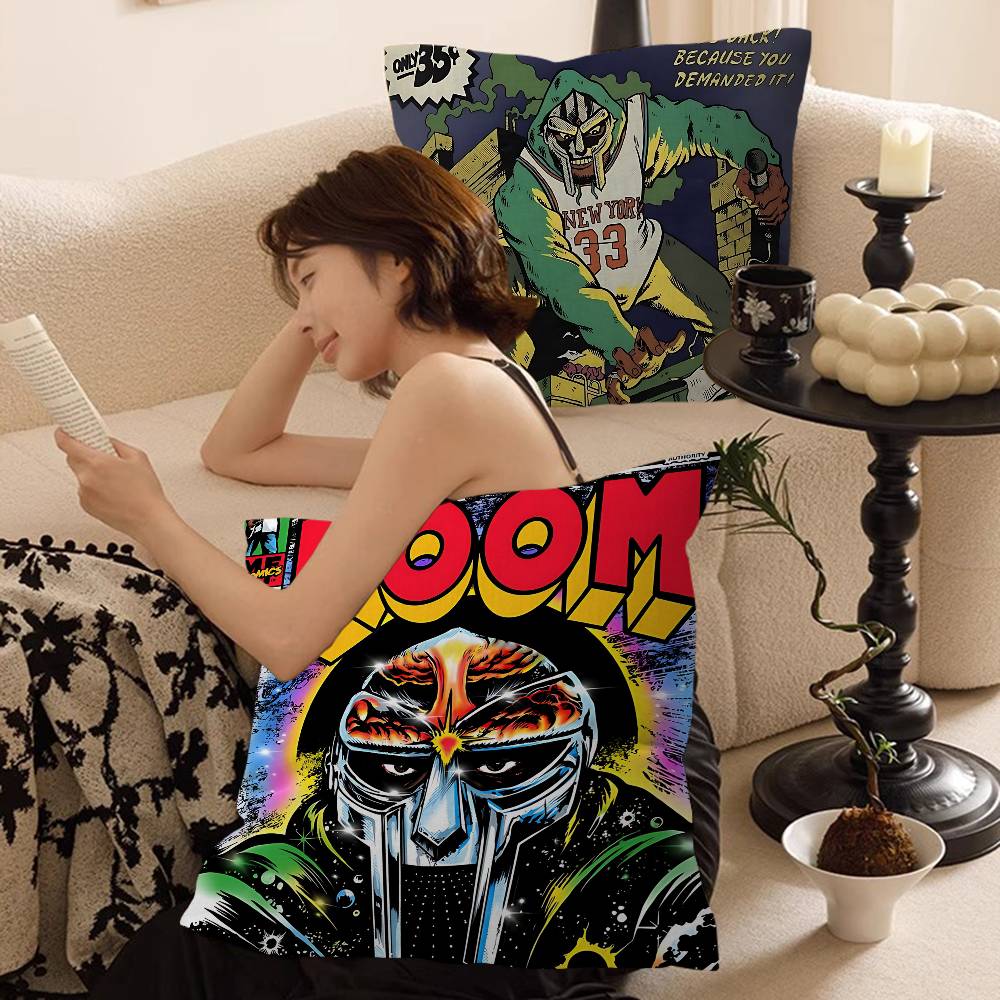 M-MF Doom Kissenbezug Kissenhülle Dekokissenbezug Bedruckter Kissenbezug für Sofa