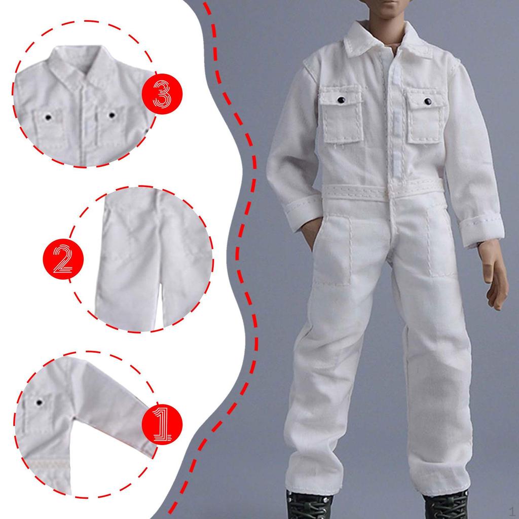 1/12 Action Figure Apparel, Casual Outfit for Male Figures at 6 Inches
