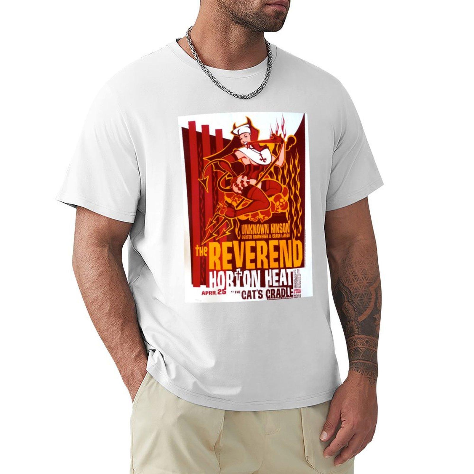 Reverend Horton Heat Tshirt Lightweight Gym Training Tshirt S