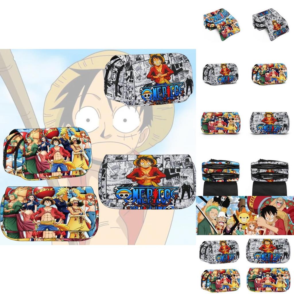 New Arrival! One Piece Cartoon Pencil Case For Students Durable Polyester Material