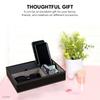 Multifunctional Men's Valet Tray PU Leather Jewelry Boxes Durable Desk Organizer Box  Women