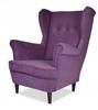 ARI Scandinavian Family Furniture Wing Chair, Purple, Elegant, Comfortable