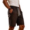 Men's Casual Summer Drawstring Shorts with Pockets Lightweight Comfortable Fit Elastic Waistband Suitable for Outdoor Activities