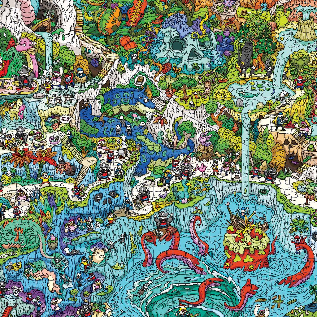 The Magic Puzzle Company 1000 Piece Jigsaw Series Puzzle, 4.