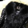 Kołnierz ze sztucznego futra Sztuczna skóra Damski płaszcz Oversized Fleece Faux Fur Winter Coat Luksusowe sztuczne futro z królika Kurtki Manteau Femme Hiver