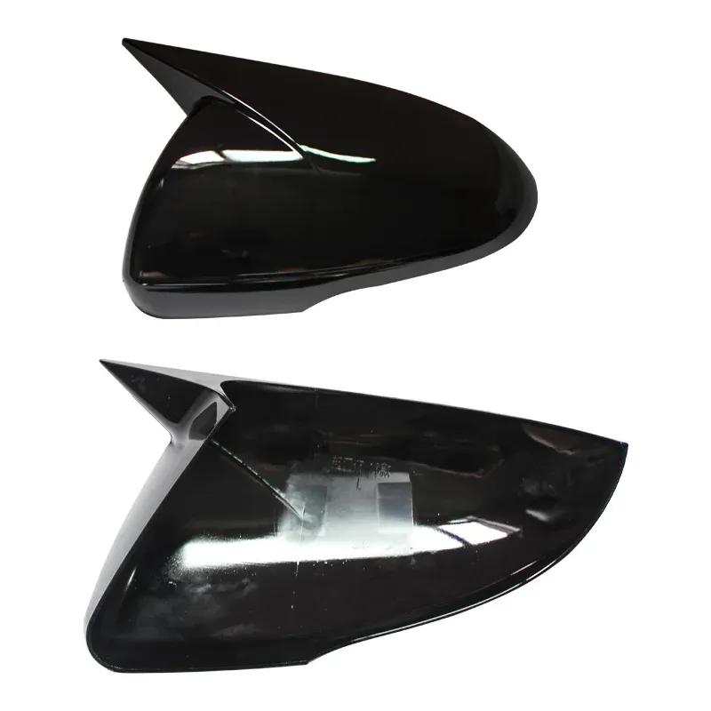 For Kia Optima K5 2016- Car Sticker Rearview Side Mirror Cover Wing Cap Exterior Door Rear View Case Trim Carbon Fiber Look