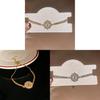 Geometrischer Zirkon Runder Anhänger Vintage Verstellbares Armband Für Frauen Geschenkideen
