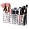 Sturdy Plastic Materials Makeup Brush Organizers With Spacious Capacity For Bathroom Countertop Storage And Easy Cleaning