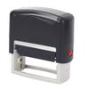 Self Inking Stamper Letter Number Symbol Refillable Automatic Press Stamper for Office School Home 58x22MM Black Shell
