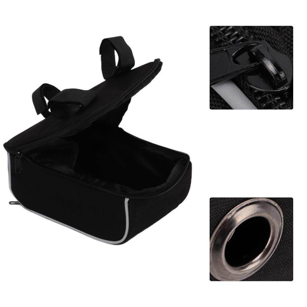 Waterproof Bike Handlebar Bag Oxford Cloth Bike Lithium Bag  Outdoor Adventures