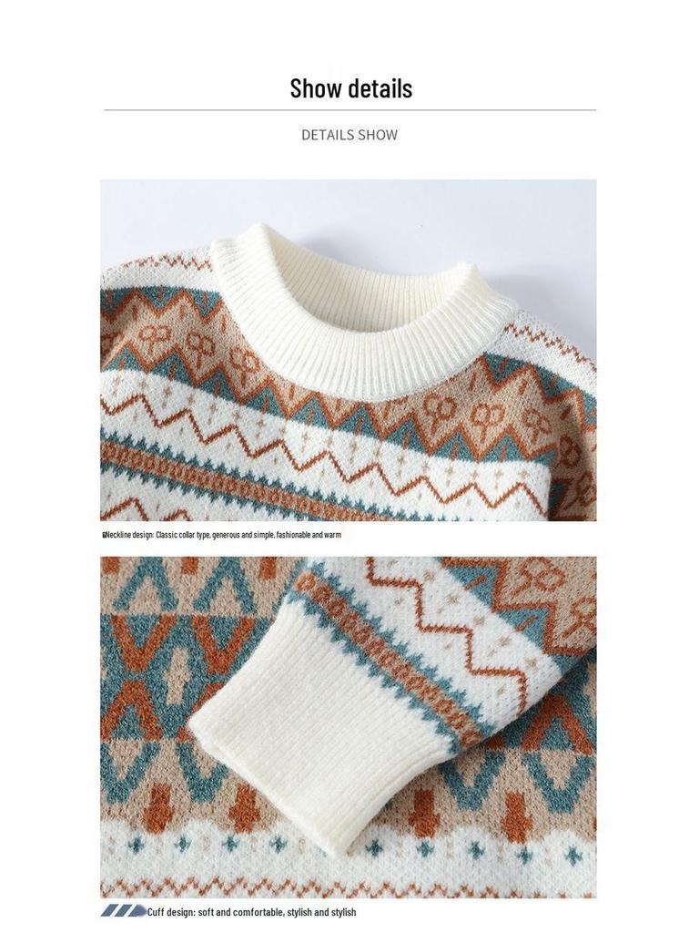 Pánský vintage úpletový rolák – Teplý a trendy na podzim/zimu