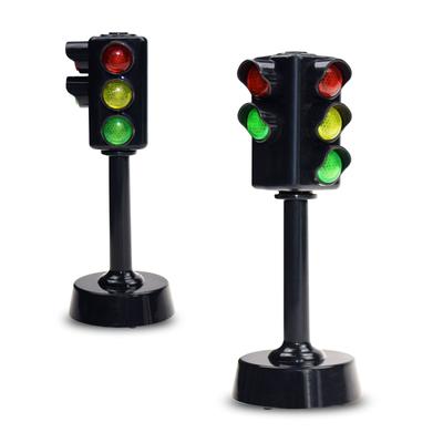 Mini Traffic Signs Road Light Block with Sound LED Children Safety Education Kids Puzzle Traffic Light Toys Boys Girls Gifts